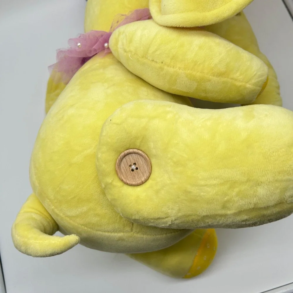 Mark Roberts Sitting Elephant Plush Yellow 16-19